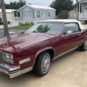 1984 Cadillac Eldorado Convertible Red FWD Automatic