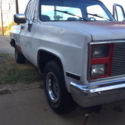 1984 Chevrolet C10; Project Truck; White; Short Bed; Ralley Wheels