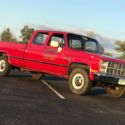 1984 Chevrolet C30 Crew Cab 3+3 Pickup 1 Ton Manual Trans 2WD Retired Fire Dept