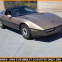 1984 CHEVROLET C4 CORVETTE. ONE OWNER ALL ORIGINAL CALIFORNIA CAR ONLY 28K MILES