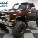 1984 Chevrolet K-10 4x4 41229 Miles Root Beer Brown Metallic Pickup Truck 350 V8