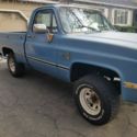 1984 Chevrolet K10 Pickup Blue 4WD Automatic
