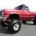 1984 Chevrolet Pickup C K 10 Lifted 4X4 Regular Cab  135778 Miles Maroon Pickup