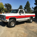 1984 Chevrolet Scottsdale K20 3/4 Ton 4X4 Two Tone Paint Head Turner NO Reserve