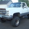 1984 Chevy Silverado 1500 Short Box, 4X4, Lifted on 35 inch Tires amazing metal!