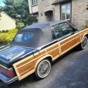 1984 Chrysler LeBaron Convertible Black Woody