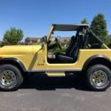 1984 CJ-7 SPECIAL VALUE PACKAGE SUNSHINE YELLOW FROM SOUTHERN CALIFORNIA