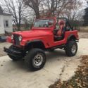1984 cj7 jeep fiberglass body chevy 350 swapped automatic mag wheels central IL