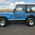 1984 CJ7 RENEGADE ICE BLUE PAINT CODE 99K MILES RUST FREE CALIFORNIA JEEP