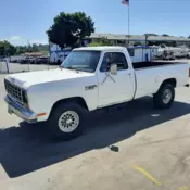 1984 DODGE POWER RAM 2500  4X4 pickup truck