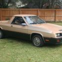 1984 Dodge Rampage pickup truck rare Chrysler FWD 2.2 Mopar 5 speed Shelby 84