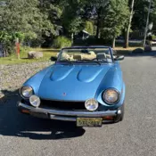1984 Fiat 124 Spider Convertible Blue Convertible
