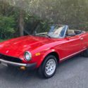 1984 Fiat Spider Pininfarina Azzurra 70K Miles Mint Condition No Reserve