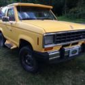 1984 Ford Bronco ll,  Hard to find 4x4 Yellow Cold Air! Runs good Rock crawler!