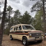 1984 Ford E-Series Van Brown E150 VAN