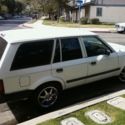 1984 Ford Escort GL 4 Door Hatchback Wagon White, Good Condition, Very Rare