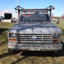 1984 Ford F350 Stake Flatbed Utility Truck Runs