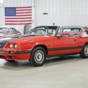 1984 Ford Mustang GT 80000 Miles Red Convertible 2.3L Turbocharged I4 5-Speed Ma