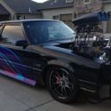 1984 Ford Mustang GT Fox Body Pro Street project. Tubbed/Blown 347 C4 9 inch