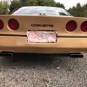 1984 GM corvette C4 gold crossfire engine