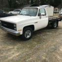 1984 gmc sierra 2500 flat bed &#034;NO RESERVE&#034;