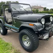 1984 Jeep CJ-7, V-8 Automatic, Original Paint, fresh service and tires, no rust!