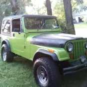 1984 Jeep CJ Green CJ7