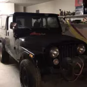 1984 Jeep CJ SUV Black