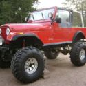 1984 Jeep CJ7 Lifted on 38&#039;s
