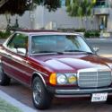 1984 Mercedes 300CD turbo diesel coupe gorgeous burgundy/tan only 132k miles