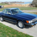 1984 Mercedes 380SL Convertible 101,381 Miles Midnight Blue