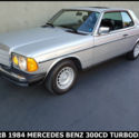 1984 MERCEDES BENZ 300CD TURBODIESEL! REMARKABLE 2-OWNER CALIFORNIA W123 COUPE!