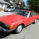 1984 Mercedes-Benz 380 Series 380SL 73500 Miles RED CONV 8 Cylinder Engine 3.8L/