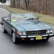 1984 Mercedes-Benz 380 Series 380SL Green Metallic 8 Cylinder Engine 1