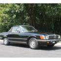 1984 Mercedes Benz 380 SL base 122,540 Miles black 2 door 3.8 Litre V8 Automatic