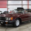 1984 Mercedes-Benz 380SL  119608 Miles Orient Red Convertible 3.8L V8 Automatic