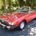 1984 Mercedes Benz 380sl Only 38k Miles! Fully Serviced & Summer Ready 568H Red