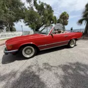 1984 Mercedes-Benz 500 SL Red 500SL