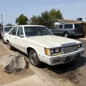 1984 Mercury Marquis Sedan White
