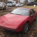 1984 PONTIAC FIERO, 2.5 L ENGINE, MANUAL TRANSMISSION,