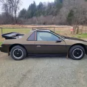 1984 Pontiac Fiero Brown 2M4