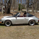 1984 Porsche 911 Carrera Targa  Silver Over Wine Red Leather
