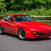 1984 Porsche 944 finished in guards red over black interior and fuchs wheels