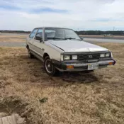 1984 Subaru GL Hatchback Grey FWD Automatic