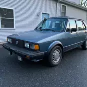 1984 Volkswagen Jetta Sedan Blue FWD Manual