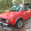 1984 VOLKSWAGEN RABBIT Cabriolet PROJECT CAR Convertible Conversion by Karmann