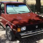 1984 Volkswagen Rabbit Hatchback Red L