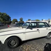 1984 Volvo 244 Sedan White DL