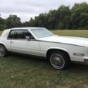 1984 White Cadillac Eldorado Barritz with Red Interior and Low Mileage Must Sell