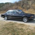 1985 735i BMW CLEAN CALIFORNIA CAR 5 SPEED STICK BLACK ON BLACK